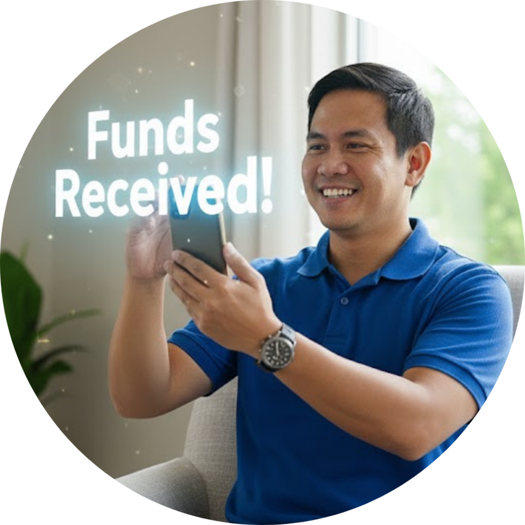 Man looking at phone